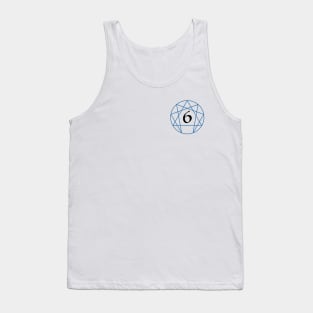 Enneagram Six - The Loyalist (Number Only) Tank Top